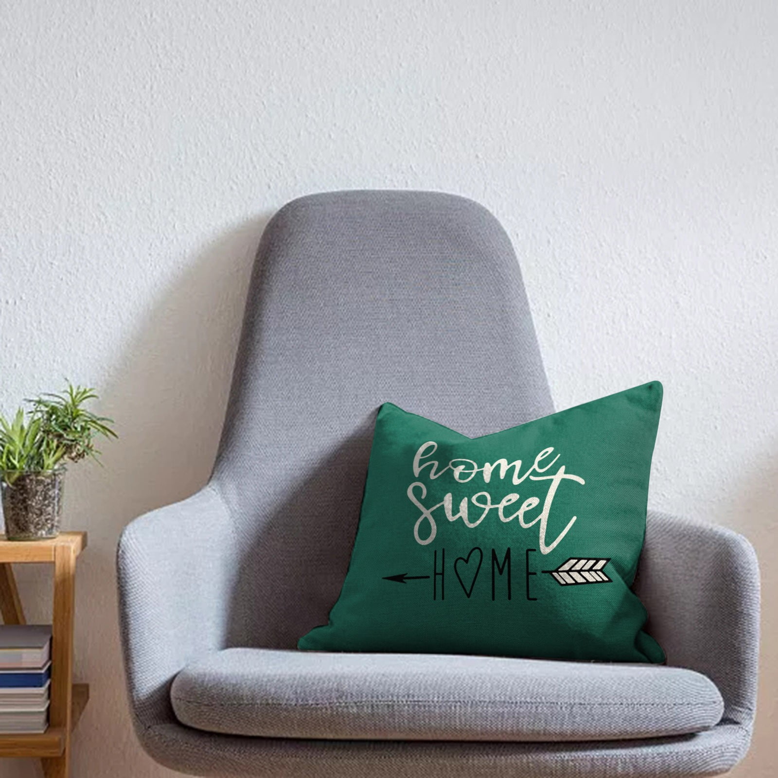 1PCS 18in X 18in Pillow Sleeve Spring Multi Color Geometric Letters