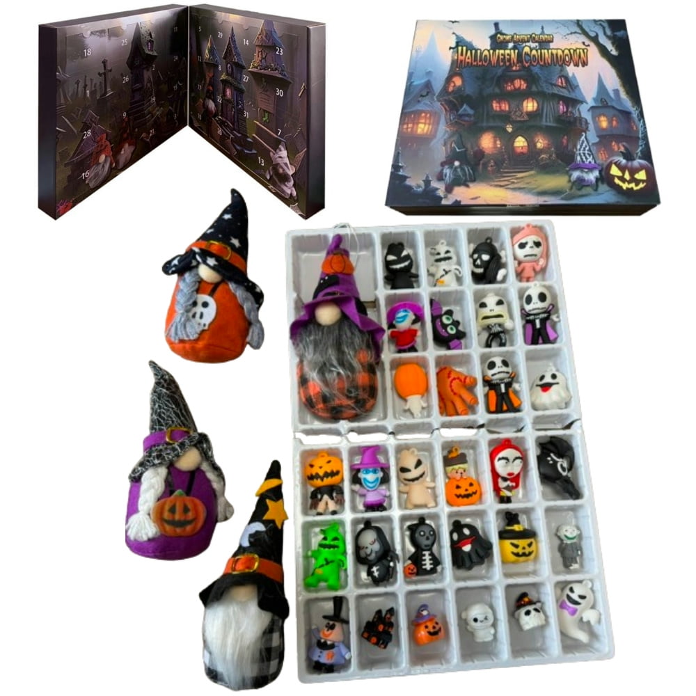 1PCS 2024 Halloween Gnome Advent Calendar, Halloween Advent Calendar