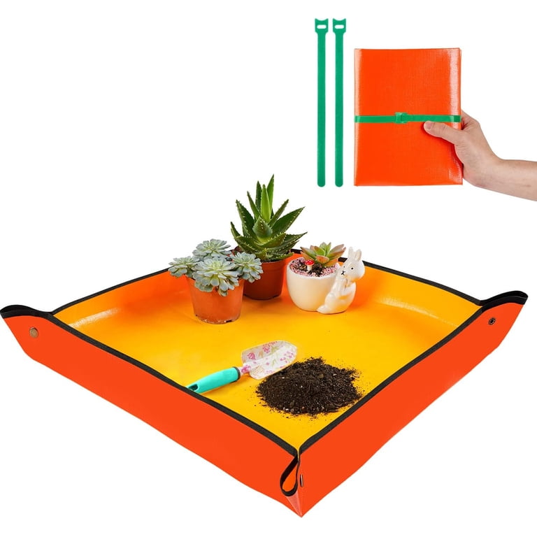 1PCS 26.8" x 26.8" Repotting Mats for Indoor Plant Transplant Control Mess  Best Gardening - Walmart.com