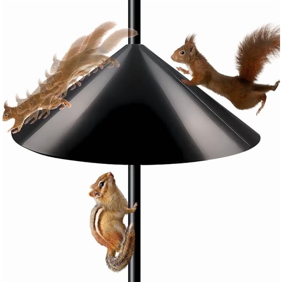 1PCS / 2PCS Squirrel Baffle, Wrap Around Bird House Squirrel Guard Baffle Protect Outside Hang Bird Feeders and Pole Mount from Raccoon Squirrels Rodents