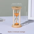 thumbnail image 1 of 1PCS 3/5/10/15/30 Minutes Wooden Hourglass Timer Home Living Room Desktop Decoration Children Birthday Gift Portable Sand Clock, 1 of 9