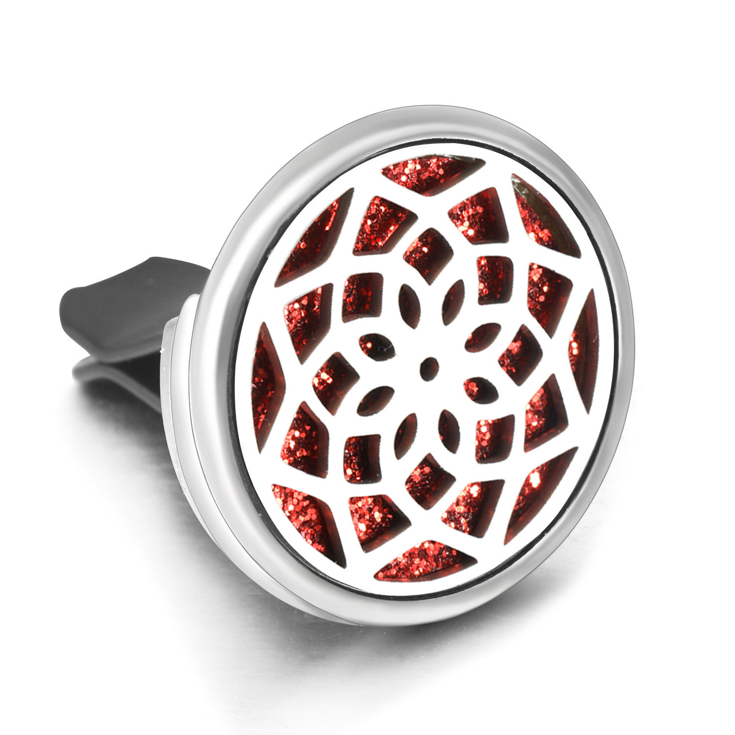 1PCS 30mm Car Aromatherapy Essential Oil Diffuser Stainless Steel