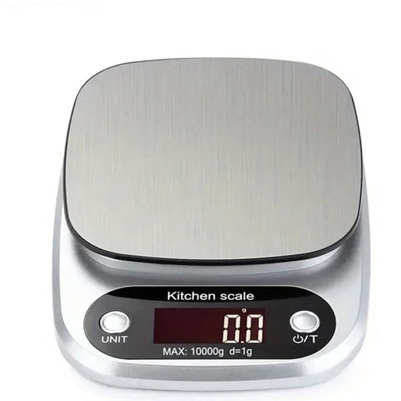 1PCS 5/10KG Stainless Steel LCD Display Food Kitchen Scale, Digital Pound For Weight Loss Baking Cooking Meal Prep ,Milligram Accuracy