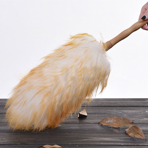1PCS 50CM Artificial Wool Duster Dusting Brush Anti Static Cleaning Tool Home Car