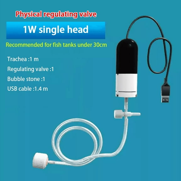 1PCS 5V Oxygen pump Household automatic silent fishing shrimp oxygen machine Oxygen pump USB fish tank oxygenation
