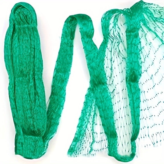 1PCS 6.5 x 39 Ft Bird Netting, Green Diamond Mesh No-Knot Anti-Bird Net for Garden Fruit Trees (Apple, Grape, Peach), Balcony Plant Protection