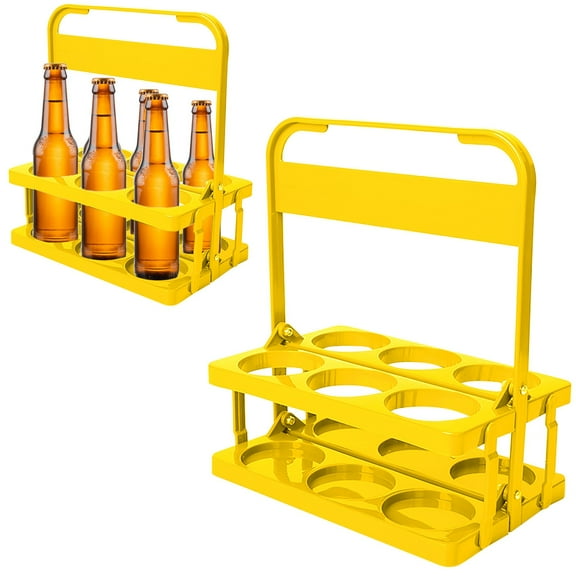 1PCS 6 Cup Drink Carrier for Delivery with Handle,Foldable and Plastic Reusable Drinks Carrier,Portable Cup Holder for Car,Doordash,Beer,Coffee Caddy Delivery
