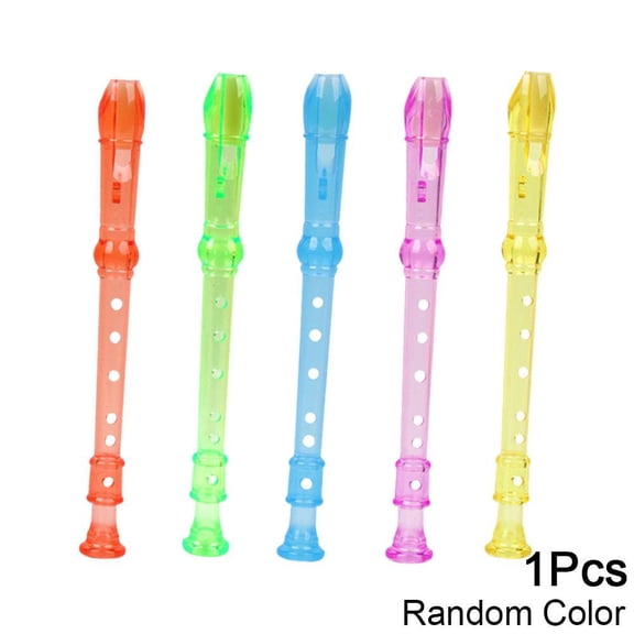 1PCS 6-Hole Mini Soprano Flute Clarinet, Early Childhood Education Musical Instrument for Babies, Exploring Music and Curiosity, Random Color