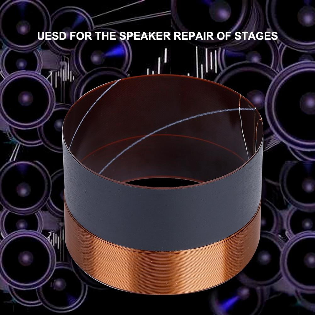 1PCS 75.5mm Audio Bass Speaker Voice Coil Woofer Sound Drive Black ...