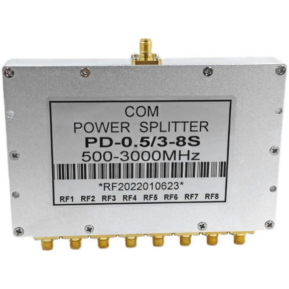 1PCS 8 Way SMA Power Splitter 500Mhz-3000MHz,SMA Female Power Divider Signal Cable Splitter Female Divider Distributor,1 * 8 Way SMA Power Splitter,As Shown