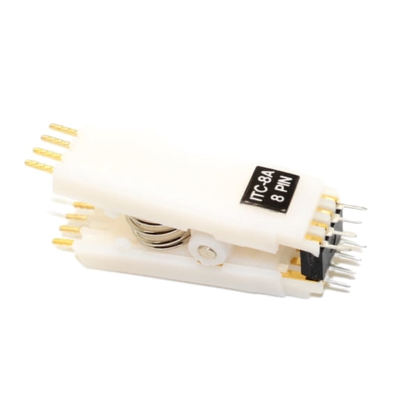 1PCS 8-pin IC Burning Clip Test Clip DIP-8 SPI Free Disassemble Clip BIOS Test Clip 2.54mm Spacing Test Clip