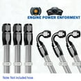 thumbnail image 1 of 1PCS AN6 AN8 AN10 Hose End Fitting Adapter Hose Separator for Oil/Gas/Fuel Line Hose 0/90 Degree, AN6-0 Degree, 1 of 8