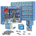 1PCS Advent Calendar 2024 Christmas Puzzles for Adults 1008 Pieces
