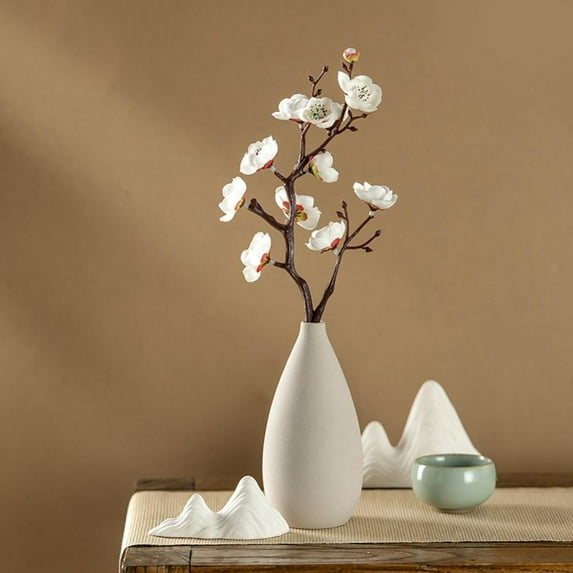 1PCS Artificial Fake Flowers Plum Blossom Simulation Dry Branch Small Plum Blossom Real Touch Home Table Festival Decorative