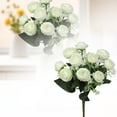 thumbnail image 1 of 1PCS Realistic Flower Bouquet - Lifesize Floral Arrangements with Long Stems - Artificial Peonies & Hydrangeas for Wedding, Living Room & Table Decor, 1 of 5