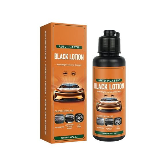 1PCS Auto Plastic Restorer Kit, Plastic Care for Car Interior, Crystal Coating for Auto Plastic Parts, Long-Lasting Gloss Protection