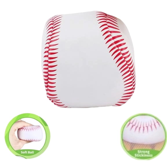 1PCS Baseball-Themed Sandbag Ball Soft Throwing Game Tool for Accuracy Training Outdoor Interactive Toss Game Sports Practice Equipment for Backyard Lawn Park Beach Use