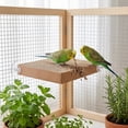 thumbnail image 1 of 1PCS Bird Cardboard Platform Hanging Parrot Cage Perch Bird Paw Grinding Stand Parakeet Chew Toys Parrot Cage Playground for Budgie Conure Cockatiel Finch (Large), 1 of 6