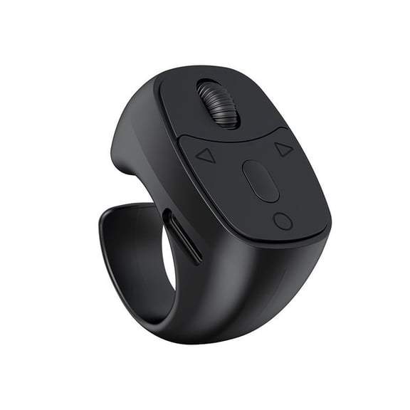 1PCS Black Rechargeable Wireless Selfie Remote Control, Universal Phone Camera Shutter For Social Media Videos