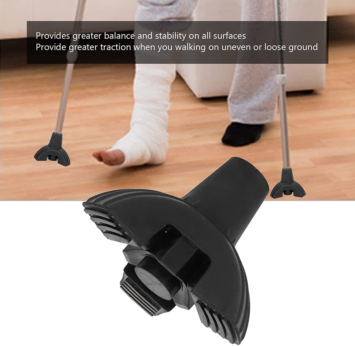 1PCS Cane Tips, Mobility Aid for Stability, Soft Silicone Prevent ...