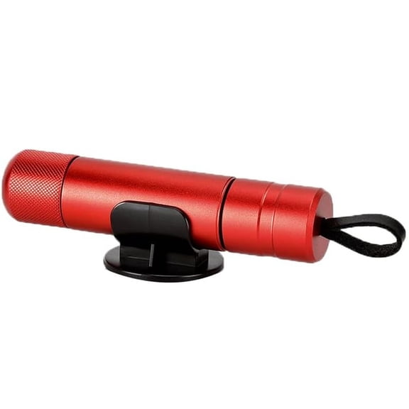 1PCS Car Window Breaker, Car Safety Hammer, Emergency Escape Tool with One-Second Window Breaker and Seatbelt Cutter Window Compact Structure and Small Size(Red)