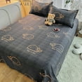 1PCS Cartoon Bed Sheet Soft Cotton Queen King Bed Size Home Dormitory