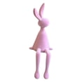 thumbnail image 1 of 1PCS Ceramic Rabbit Figurine Rabbit Statue Shelf Sitter Decor, Long-Eared Sitting Bunnies Sculpture for Home Bookshelf Mantel Elegant Art Decor for Birthday Gift, 1 of 9