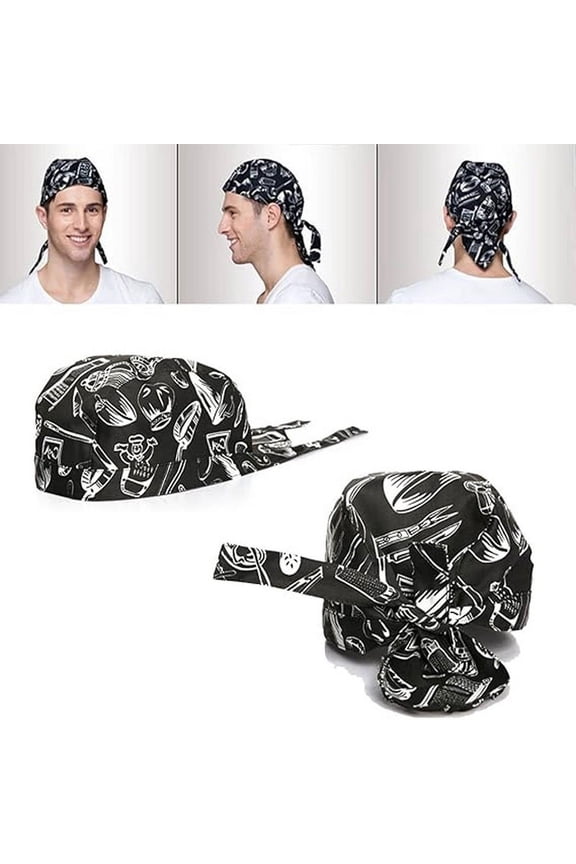 1PCS Chef Hat, Kitchen Cooking Cap, Comfort Breathable Adjustable Food Service Hats for Men Kitchen Catering One Size Fit All(Chili Pepper)