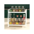 thumbnail image 1 of 1PCS Countertop Storage Rack, 2-Tier Kitchen Counter Shelf, Desktop Organizer Shelf For Kitchen,Metal Kitchen Table Organizer,White, 1 of 5