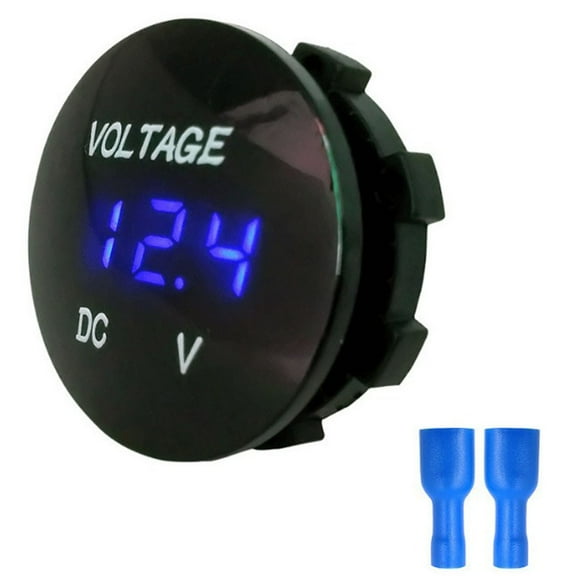 1PCS DC 12V 24V Car Replacement Voltmeter Meter Waterproof Digital LED Voltmeter