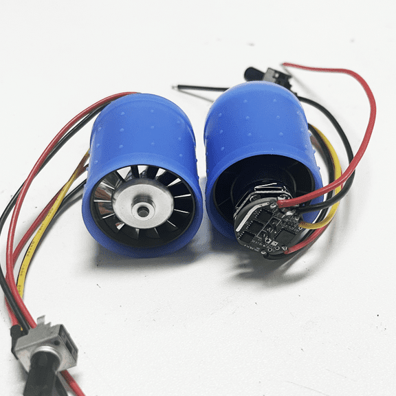1PCS DC ultra-high speed BLDC three-phase brushless motor 9V 12V 24V 100000RPM with driver NC aluminum alloy impeller air duct