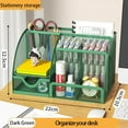 thumbnail image 1 of 1PCS Desk Organizer Pen Holder MeshPencil Holder Large capacity MetalDesktop Storage Box for Office andSchool supplies, 1 of 10