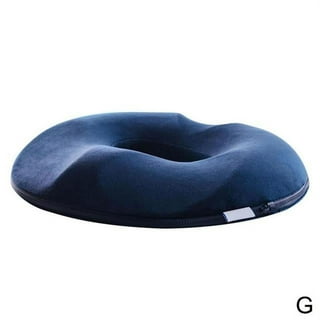 Sleepavo Gel Seat Cushion for Tailbone Pain Relief - Back Support Pillow  for Chair - Sciatica Pain Relief - Memory Foam Chair Cushion