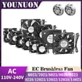 thumbnail image 1 of 1PCS EC Brushlee Fan 6025/8025/9225/12025/12038/12032 AC 110V 115V 120V 220V 240V Cooling Cooler Fan, 1 of 10
