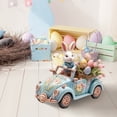 thumbnail image 1 of 1PCS Easter EggRabbit 2D Acrylic Easter Car Flower Rabbit Table Ornament Spring Easter Centerpieces Cute Easter RabbitEggs Easter Decorations for Home Kitchen Easter Party,Birthday Gifts, 1 of 6