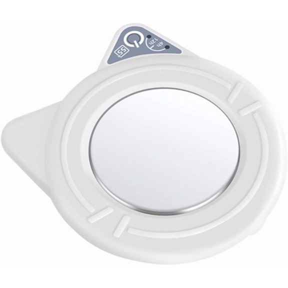 1PCS,Electric Coffee Warmer Rechargeable Smart Warmer Heating Plate for Drink Tea Milk White Smart Coffee Warmers