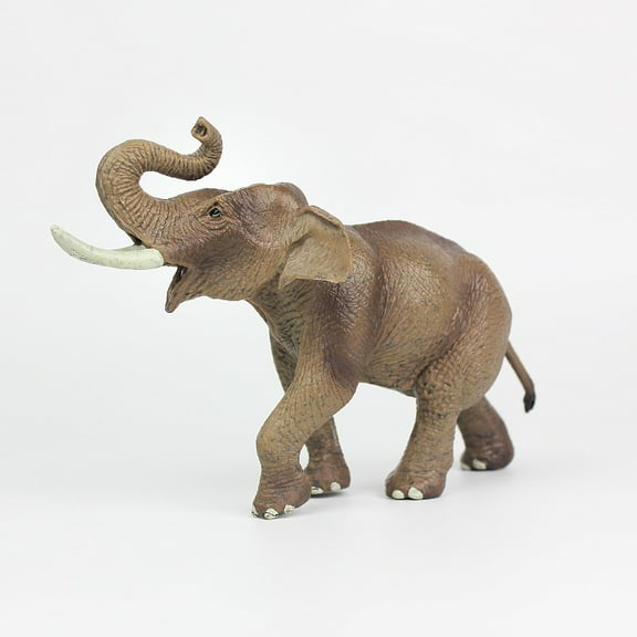 1PCS Elephant Decor Figurine Statue - Modern Elefantes para Decoracion Casa, Plastics Elephant Gift Figurines Decorations for Living Room,Asian Female Elephant