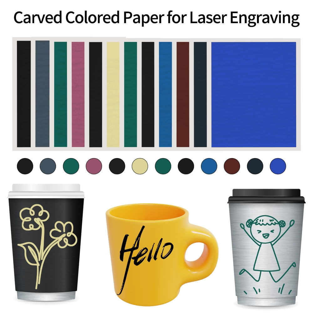 1PCS Engraving Marking Paper for Laser Engraver and Cutting Machine for Ceramics Glass Ceramic