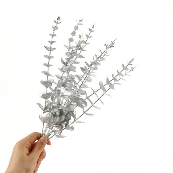 1PCS Eucalyptus Leaf Flower Decorative Fake Flowers Courtyard Decoration Artificial Flower Home Decor