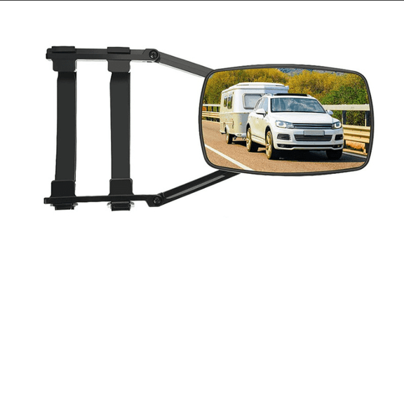 1PCS Extension Towing Mirror Universal Clamp-on Trailer Mirror Car Side MirrorWide View Auxiliary Mirror for RV, Camper, Trailer, Truck, SUV Towing