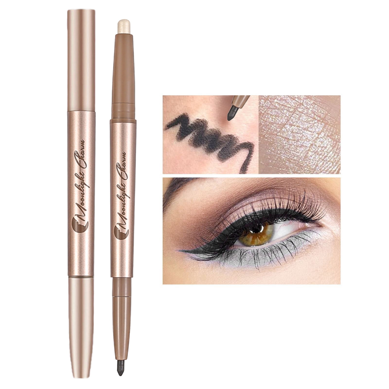 1PCS Eye Makeup Stick Double Headed Lying Silkworm Pen Pearl White Double Headed Repairing Lying