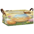 1PCS Fabric Storage Baskets with Iron Frame Foldable Storage Bins with ...