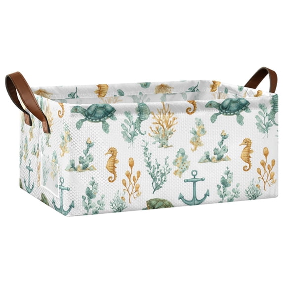 1PCS Fabric Storage Baskets with Iron Frame Foldable Storage Bins with ...