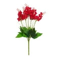 thumbnail image 1 of 1PCS Fake Flowers Hydrangea Artificial Flowers 13.7" Long Stem red Faux Flowers for Vase, Real Touch Silk Flowers Décor for Floral Arrangement Home Farmhouse Office Hotel Decoration(red), 1 of 2