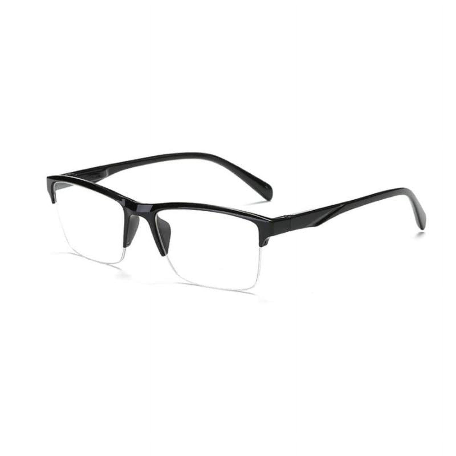 1PCS Fashion Unisex Half Frame Transparent Reading to Eyewear +0.25 ...