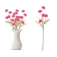 thumbnail image 1 of 1PCS Faux Silk Mums Artificial Flowers Bulk Fake Small Mini Chrysanthemums Stems Fake Wedding Flowers for DIY Wedding Bouquet Centerpieces Home Decor Beige Floral Arrangements,20.07Inch,Hot Pink, 1 of 9