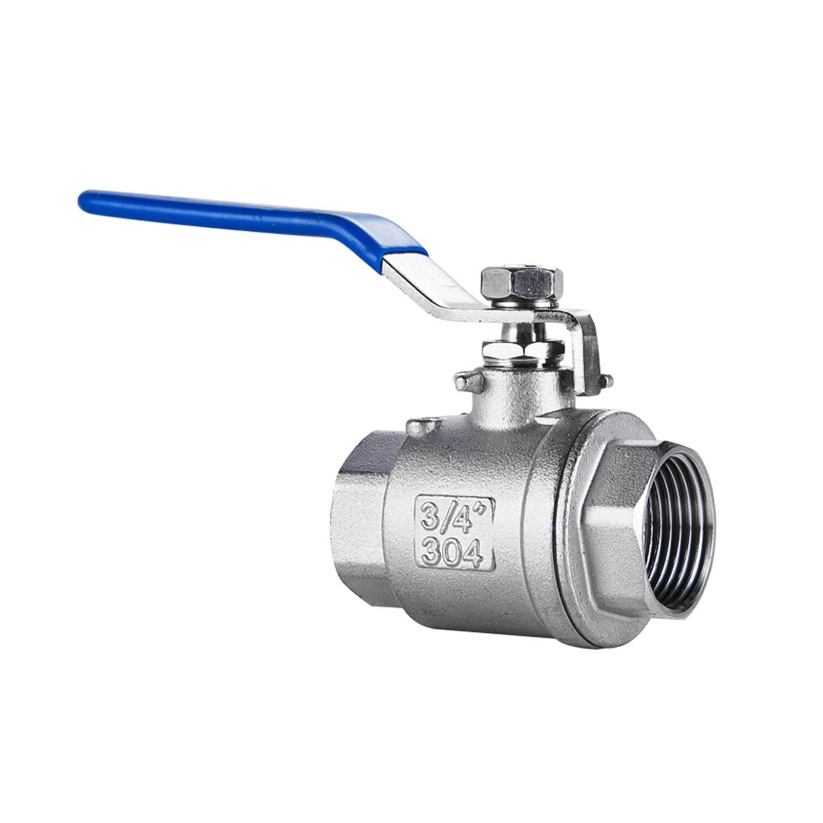 VAV Full Port Ball Valve – 304 Stainless Steel, 1-1/2 Inch NPT Female, Lever Handle (2 Pack)
