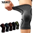 thumbnail image 1 of 1PCS Fitness Running Cycling Knee Support Braces Elastic Nylon Sport Compression Knee Pad Sleeve For Basketball Sky Blue XXL, 1 of 5