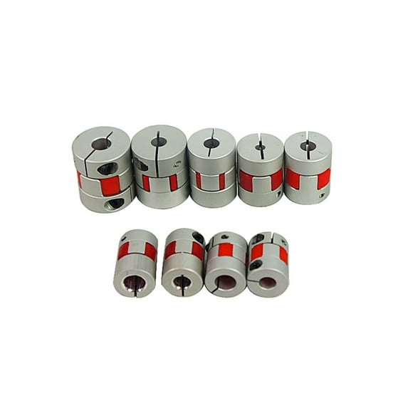 1PCS Flexible Plum Shaft Coupling D20L25 D20L30 D25L30 D25L35 D30L35 CNC Stepper Motor Coupler Jaw shaft coupling 5mm 8mm 10mm