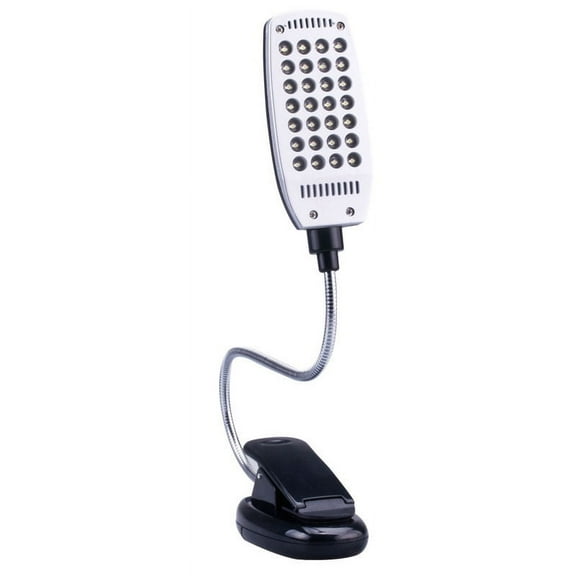 1PCS Flexible USB 28 LED Light Clip-on Bed Table Desk Reading Lamp Cable 4Colors